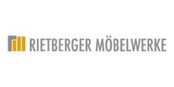 rietberger Möbelwerke Logo in grau